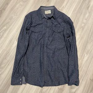 Cody James Western Button Down Shirt Size L